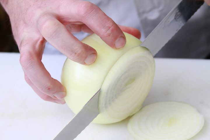 krajeni cibule