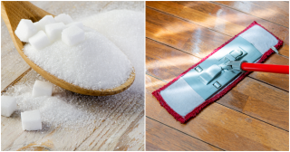 Domácí roztok z cukru vydrhne podlahy k nepoznání. Zbaví odolných zaschlých skvrn, virů i bakterií