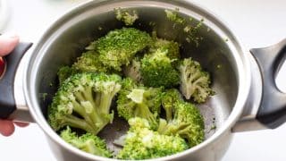 brokolice myti vareni