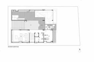 Plán domu-druhé patro
