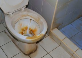 Špinavá toaleta