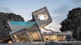 Dům, který je příkladem brutalistického stylu budoucnosti: Čekají nás nakloněné roviny a design přizpůsobený prostředí