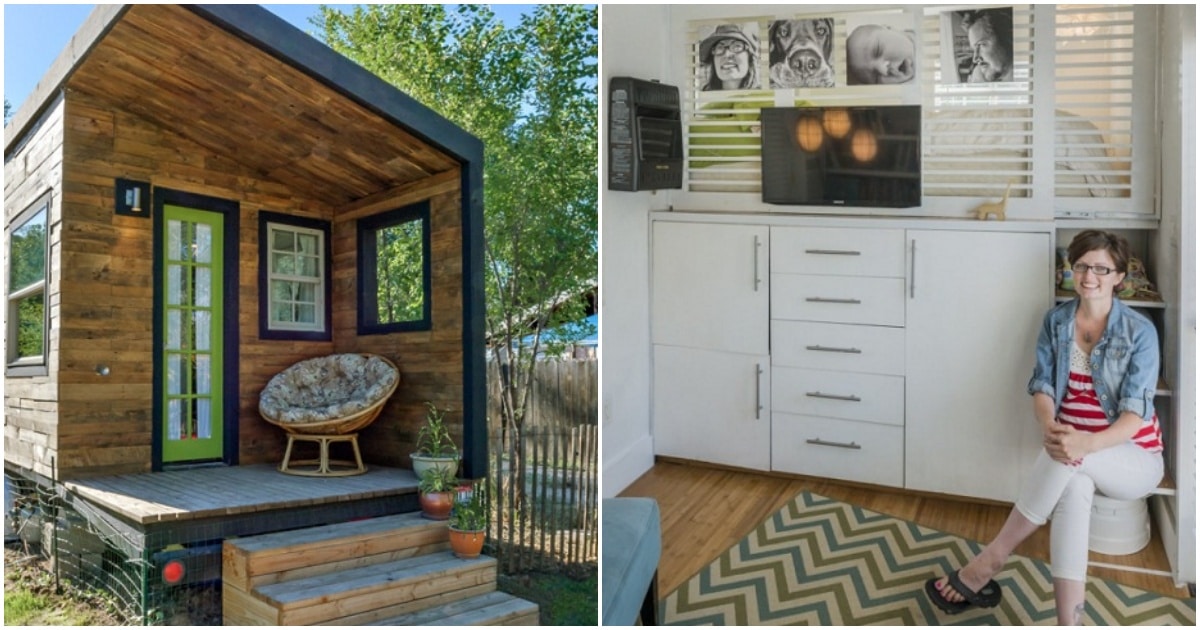 Paní Millerová si vlastníma rukama postavila dům za pouhých 275 000 Kč. Nakonec je ještě větší, než původně plánovala