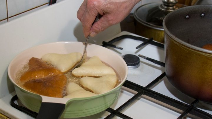 smazeni olej trojuhelniky