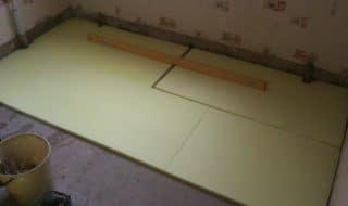 renovace kuchyne podlaha polystyren