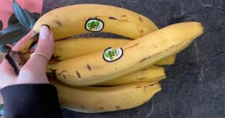 samolepky banany ovoce