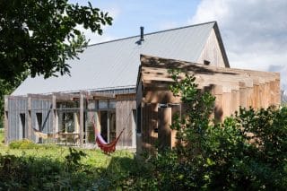 Soběstačný dům terasa zahrada