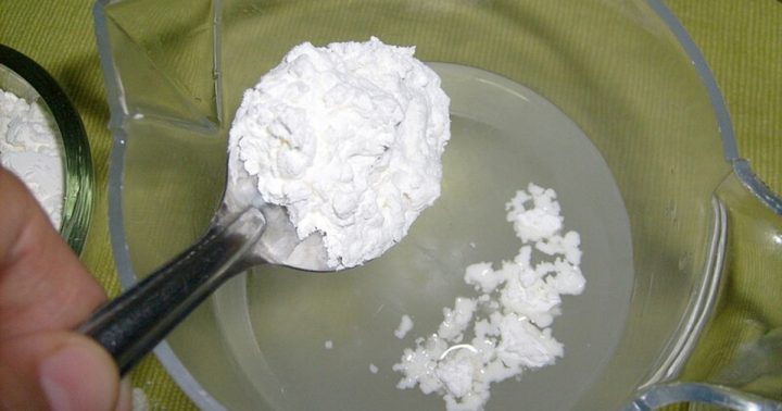 bramborovy skrob voda