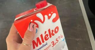 mleko krabice test