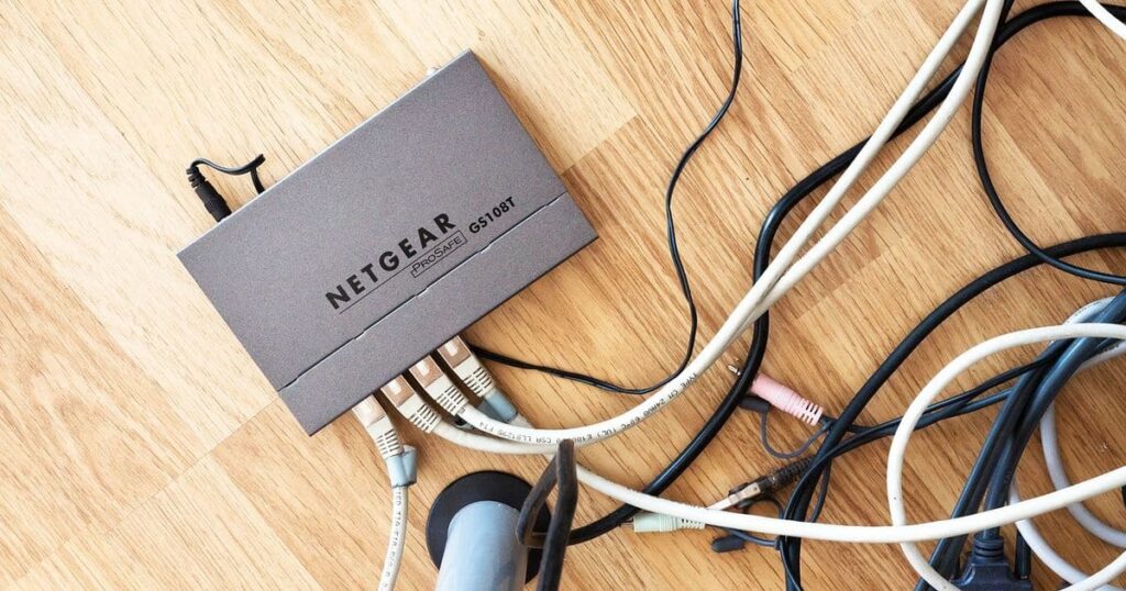 router a kabely