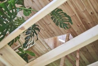 Dřevěný dům pro designerku