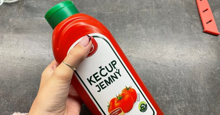 kecup jemny lahev