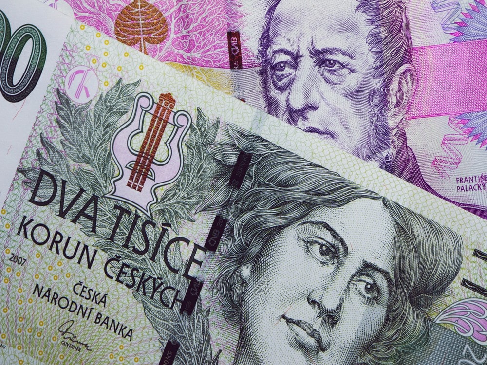 Dvě české bankovky