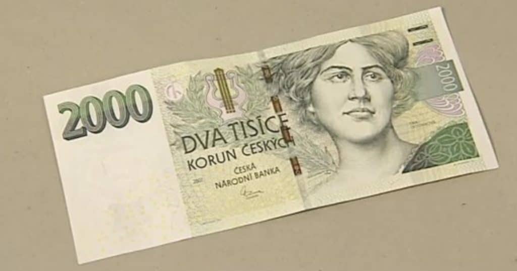 dvoutisicovka ceska bankovka