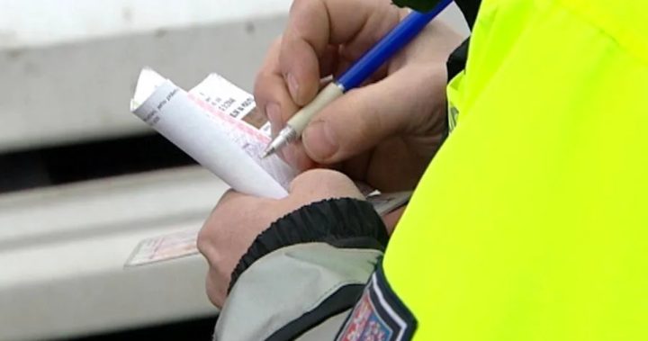 pokuta blok policista