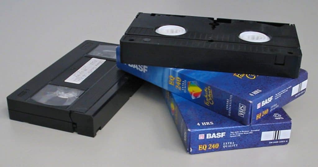 vhs kazety obal