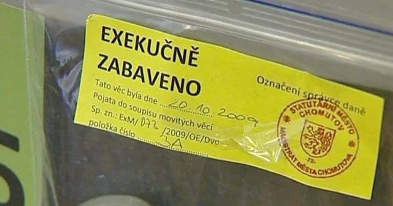 exekuce zabaveni majetek