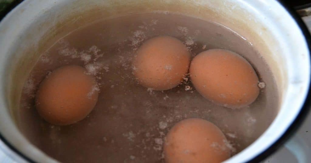 vareni vajec vejce