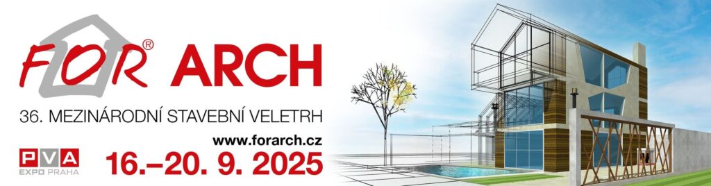Pozvánka na veletrh FOR ARCH