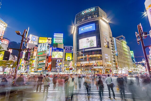 tokyo shibuya scramble crossing 2018 10 09