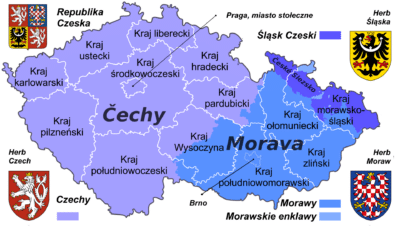 Olomoucký, Zlínský, Pardubický. Hranice českých krajů z hlavy správně nakreslí jen hrstka lidí, i když v nich žijí celý život